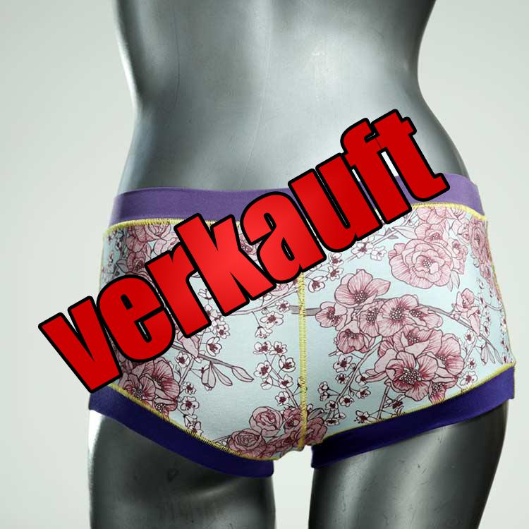 süße günstige gemusterte sexy Hotpant aus Biobaumwolle, Unterwäsche für Damen