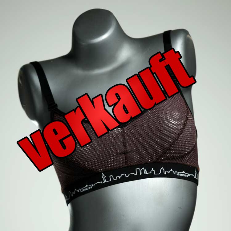 sexy attraktive gemusterte nachhaltige BH, Büsternhalter aus Baumwolle, Damenunterwäsche