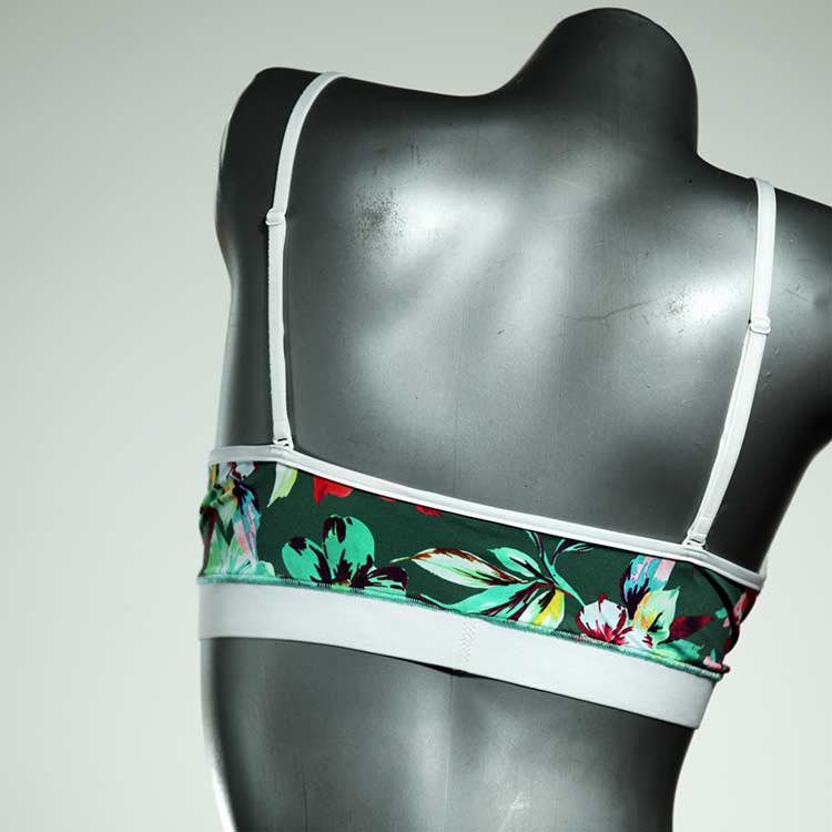 süße bunte farbige ökologische Bikini Top, sportliche Bademode für Damen