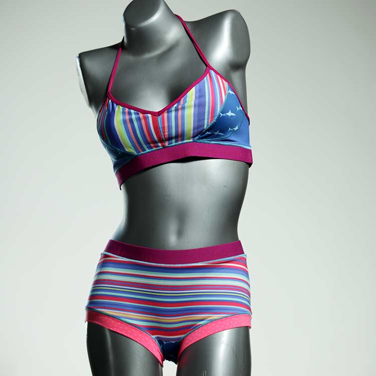 ökologische farbige günstige attraktive Bikini Set, sportliche Bademode für Damen