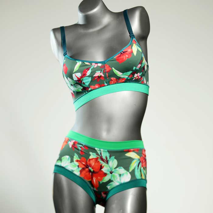 attraktive farbige ökologische günstige Bikini Set, sportliche Bademode für Damen