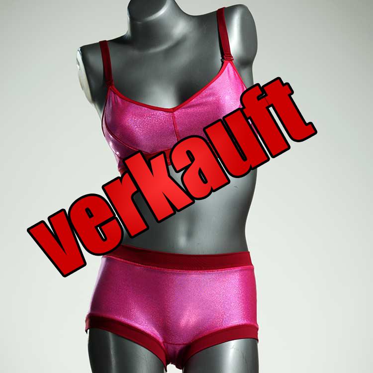 attraktive handgemachte bunte schöne Bikini Set, sportliche Bademode für Damen