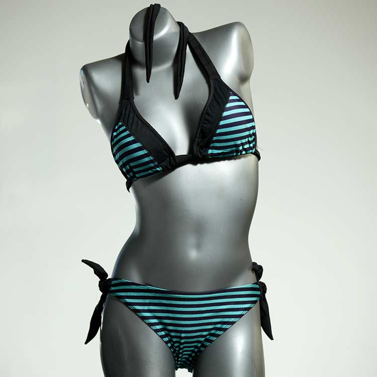 preiswerte handgemachte bunte ökologische Triangel Bikini Set, Bademode für Damen