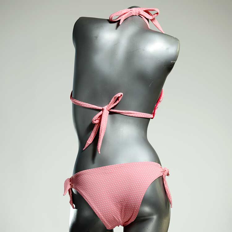 schöne gemusterte farbige bequeme Triangel Bikini Set, Bademode für Damen