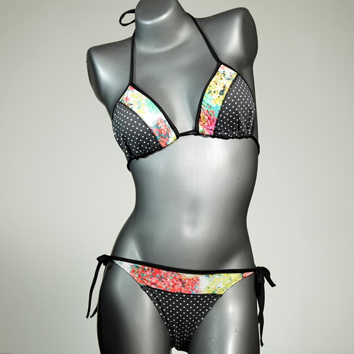bequeme preiswerte farbige sexy Triangel Bikini Set, Bademode für Damen thumbnail