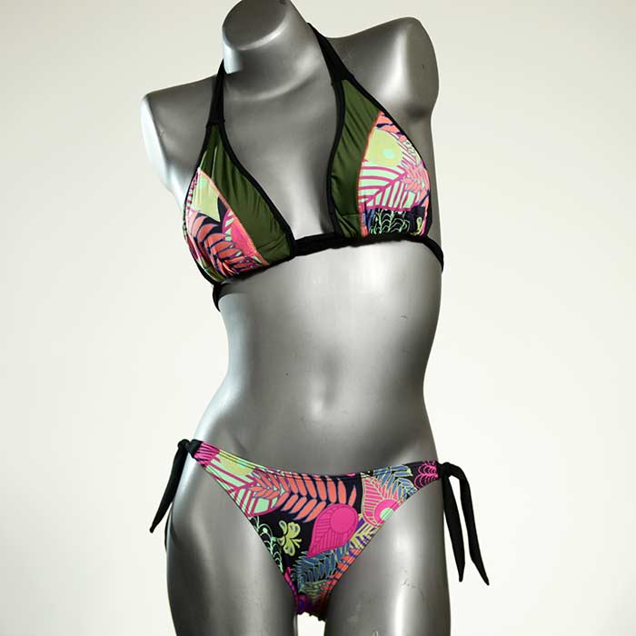 sexy farbige handgemachte schöne Triangel Bikini Set, Bademode für Damen