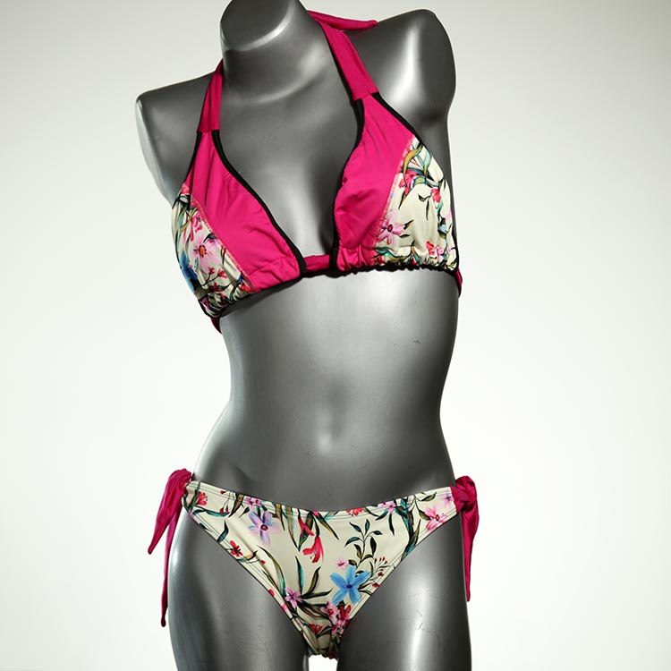 handgemachte preiswerte nachhaltige sexy Triangel Bikini Set, Bademode für Damen