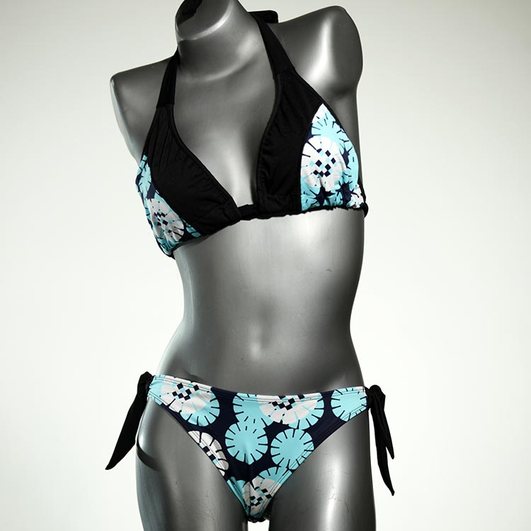 ökologische bunte gemusterte preiswerte Triangel Bikini Set, Bademode für Damen