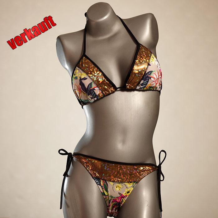 attraktive sexy farbige schöne Triangel Bikini Set, Bademode für Damen