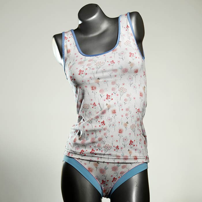 Women's Wildflower Embroidered Cheeky Underwear in Nightfall Navy