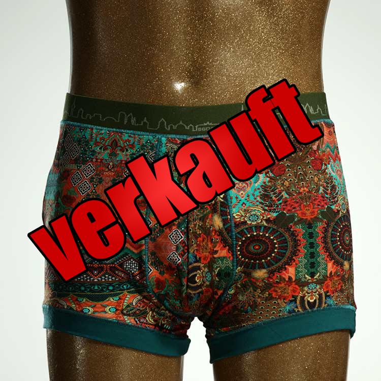 gemusterter sexy attraktiver preiswerter Herrenshort, Unterwäsche aus Biobaumwolle für Herren