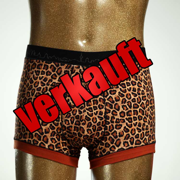 sexy nachhaltiger preiswerter gemusterter Herrenshort, Unterwäsche aus Biobaumwolle für Herren