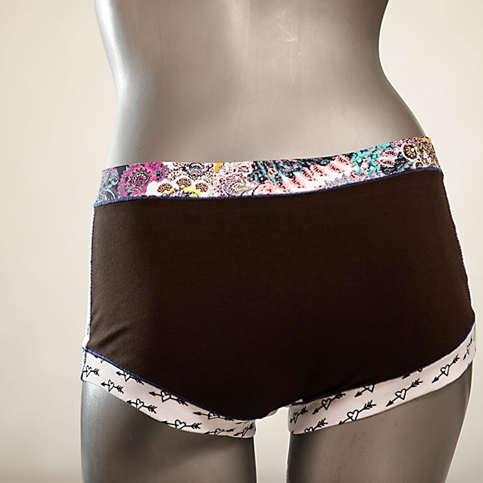  bunte GOTS-zertifizierte besondere Hotpant - Hipster - Unterhose für Damen aus Biobaumwolle für Damen thumbnail