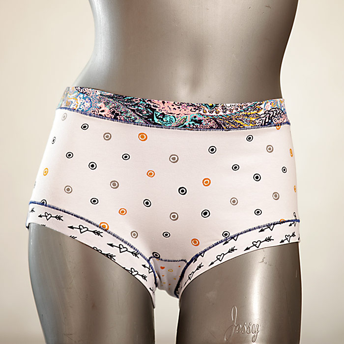  bunte GOTS-zertifizierte besondere Hotpant - Hipster - Unterhose für Damen aus Biobaumwolle für Damen thumbnail