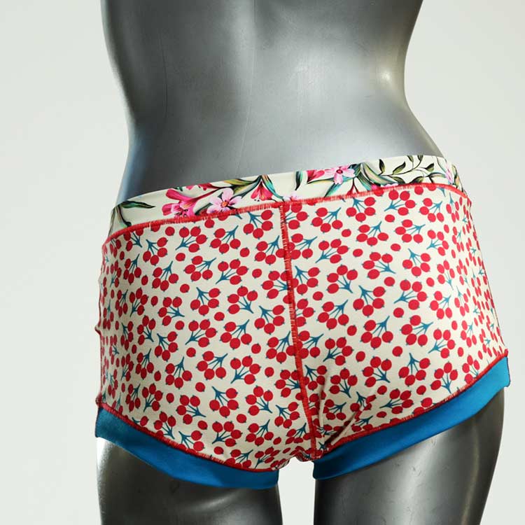 gemusterte farbige günstige nachhaltige Hotpant aus Biobaumwolle, Unterwäsche für Damen