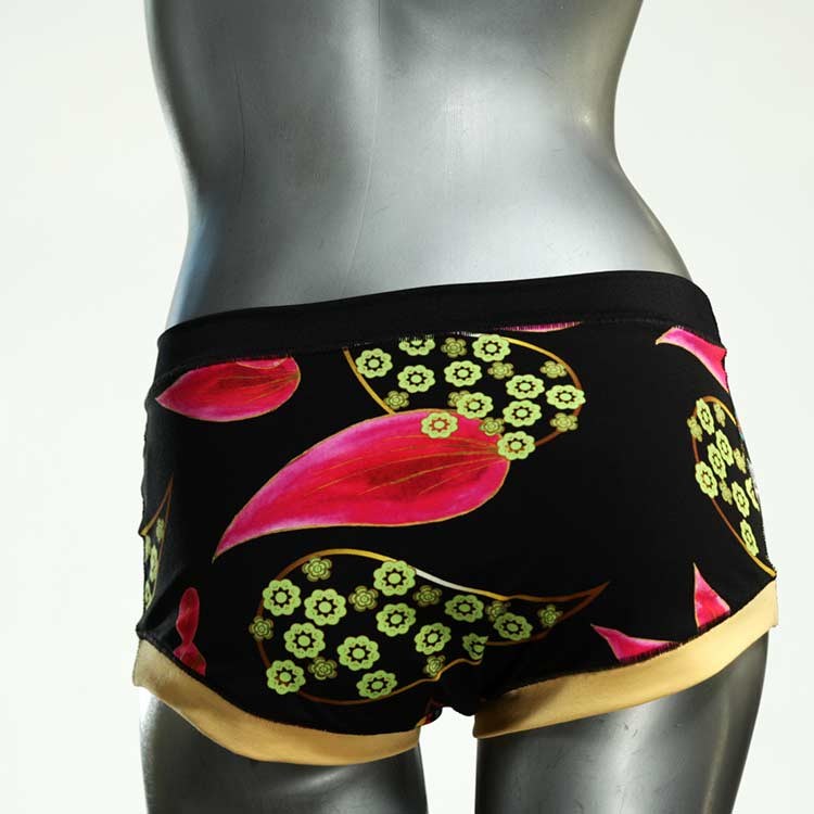 nachhaltige bunte gemusterte sexy Hotpant aus Biobaumwolle, Unterwäsche für Damen