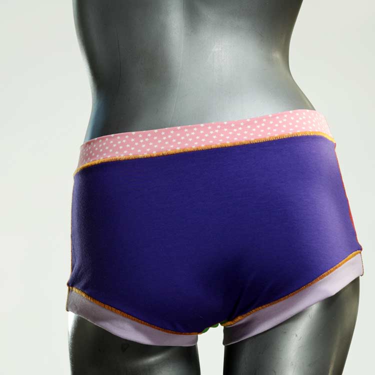 gemusterte süße bunte handgemachte Hotpant aus Biobaumwolle, Unterwäsche für Damen