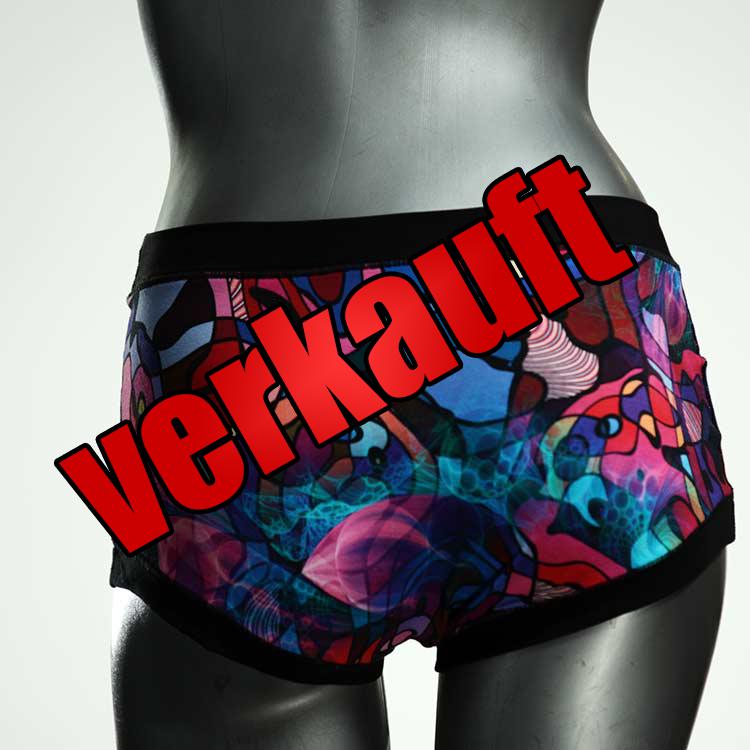 bunte gemusterte preiswerte sexy Hotpant aus Biobaumwolle, Unterwäsche für Damen