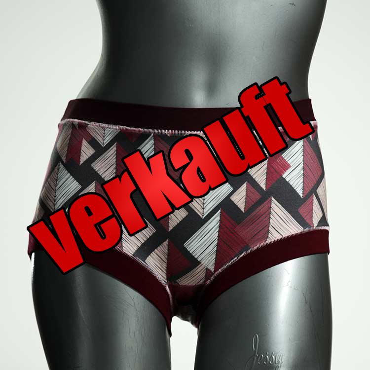 bunte ökologische attraktive sexy Hotpant aus Biobaumwolle, Unterwäsche für Damen