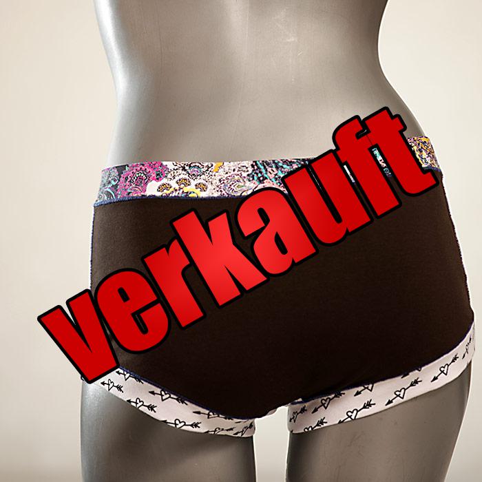  bunte GOTS-zertifizierte besondere Hotpant - Hipster - Unterhose für Damen aus Biobaumwolle für Damen