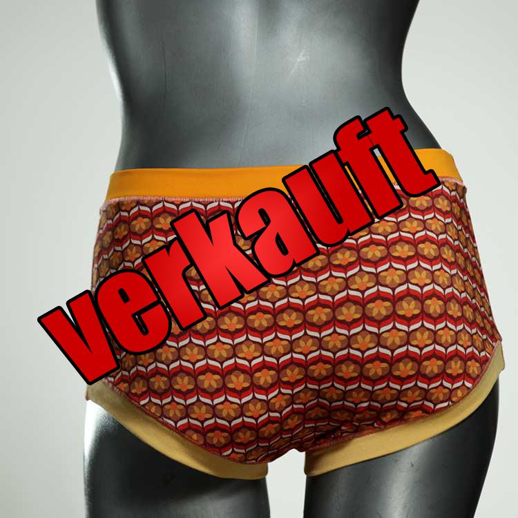 ökologische gemusterte sexy süße Hotpant aus Biobaumwolle, Unterwäsche für Damen