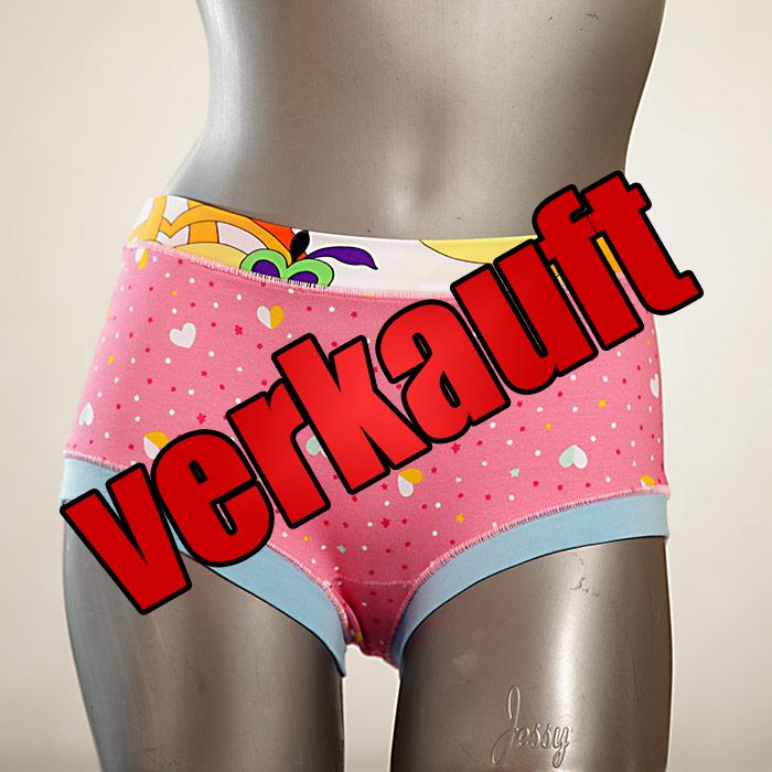 bunte GOTS-zertifizierte süße Hotpant - Hipster - Unterhose für Damen aus Biobaumwolle für Damen