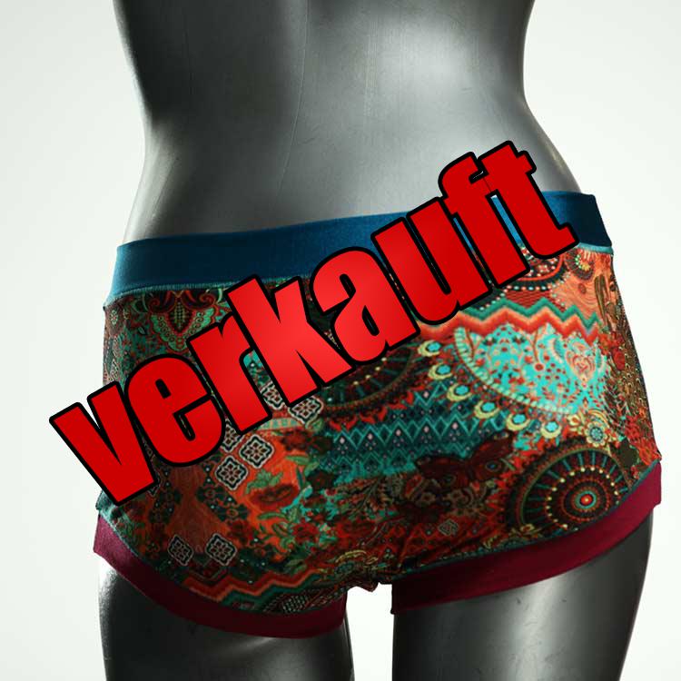 schöne preiswerte bunte ökologische Hotpant aus Biobaumwolle, Unterwäsche für Damen