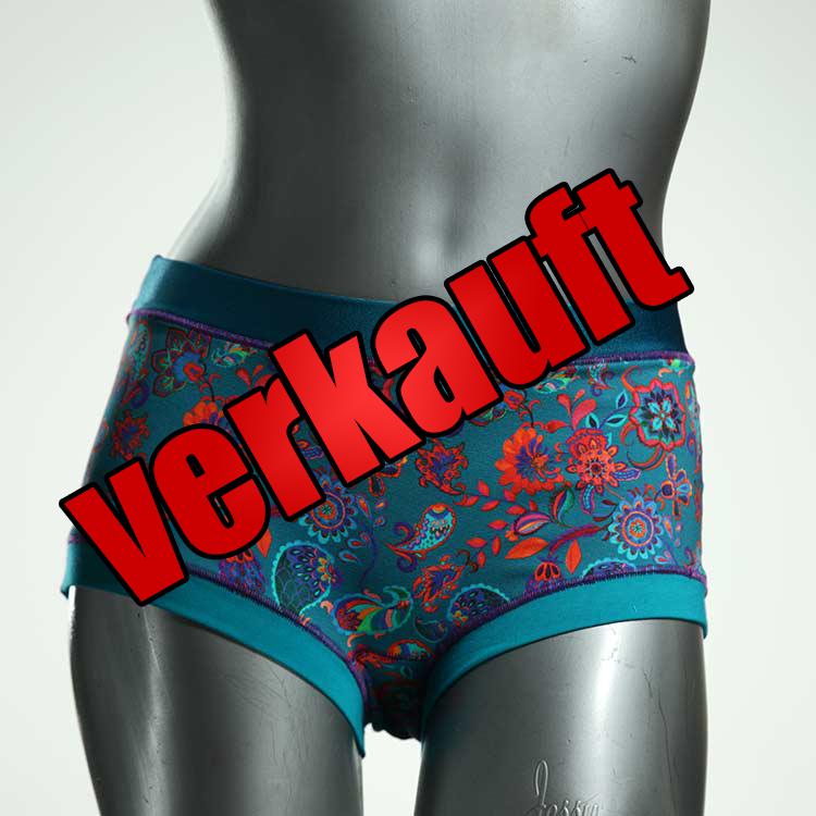 schöne preiswerte handgemachte ökologische Hotpant aus Biobaumwolle, Unterwäsche für Damen