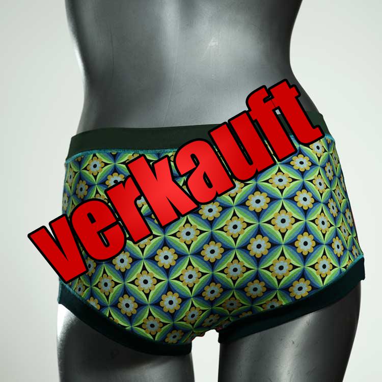 nachhaltige schöne gemusterte attraktive Hotpant aus Biobaumwolle, Unterwäsche für Damen