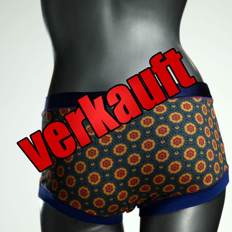 sexy bunte nachhaltige schöne Hotpant aus Biobaumwolle, Unterwäsche für Damen