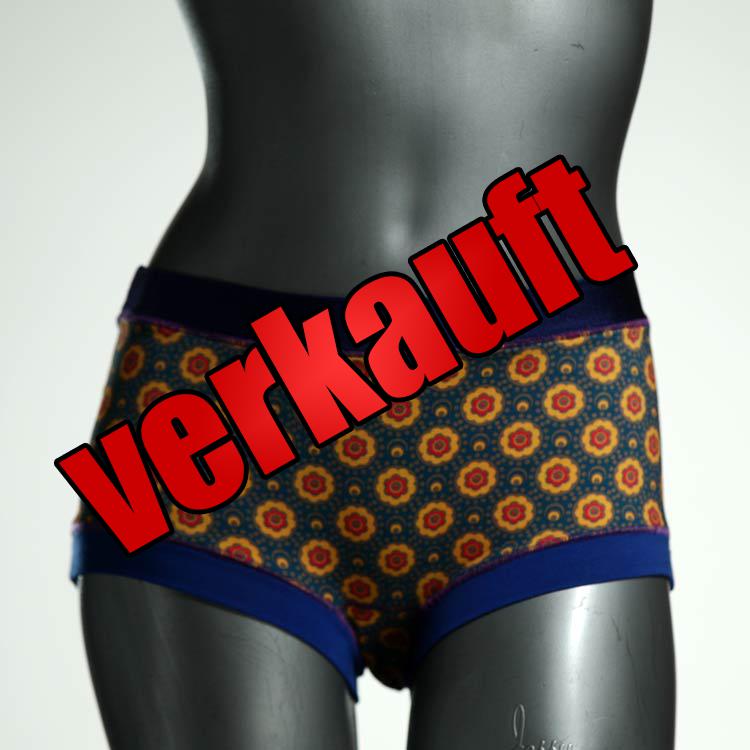 sexy bunte nachhaltige schöne Hotpant aus Biobaumwolle, Unterwäsche für Damen