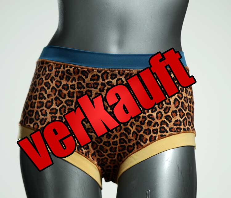 gemusterte bunte ökologische nachhaltige Hotpant aus Biobaumwolle, Unterwäsche für Damen