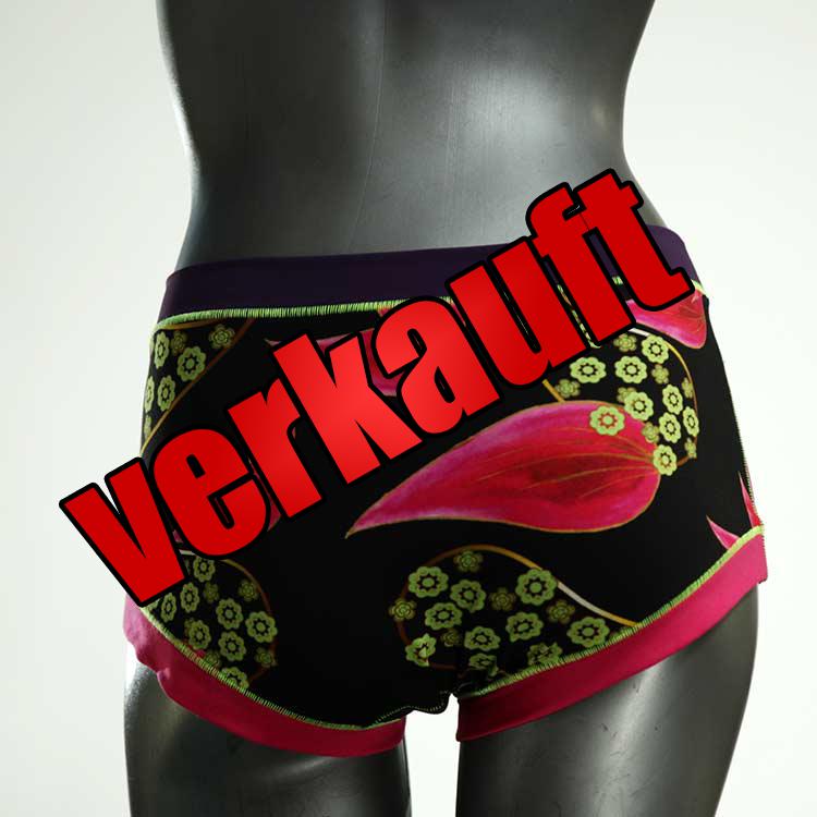 bunte nachhaltige schöne attraktive Hotpant aus Biobaumwolle, Unterwäsche für Damen