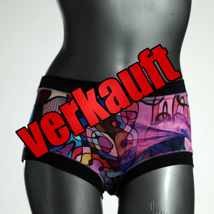 schöne nachhaltige bunte ökologische Hotpant aus Biobaumwolle, Unterwäsche für Damen