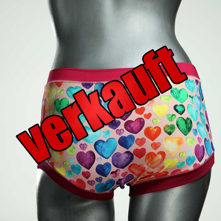 günstige bunte preiswerte sexy Hotpant aus Biobaumwolle, Unterwäsche für Damen