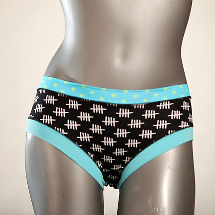  bunte preiswerte bequeme Panty - Slip - Unterhose aus Biobaumwolle für Damen thumbnail