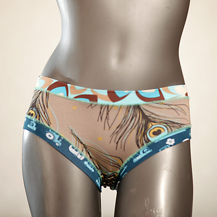  einzigartige fetzige bunte Panty - Slip - Unterhose aus Biobaumwolle für Damen thumbnail
