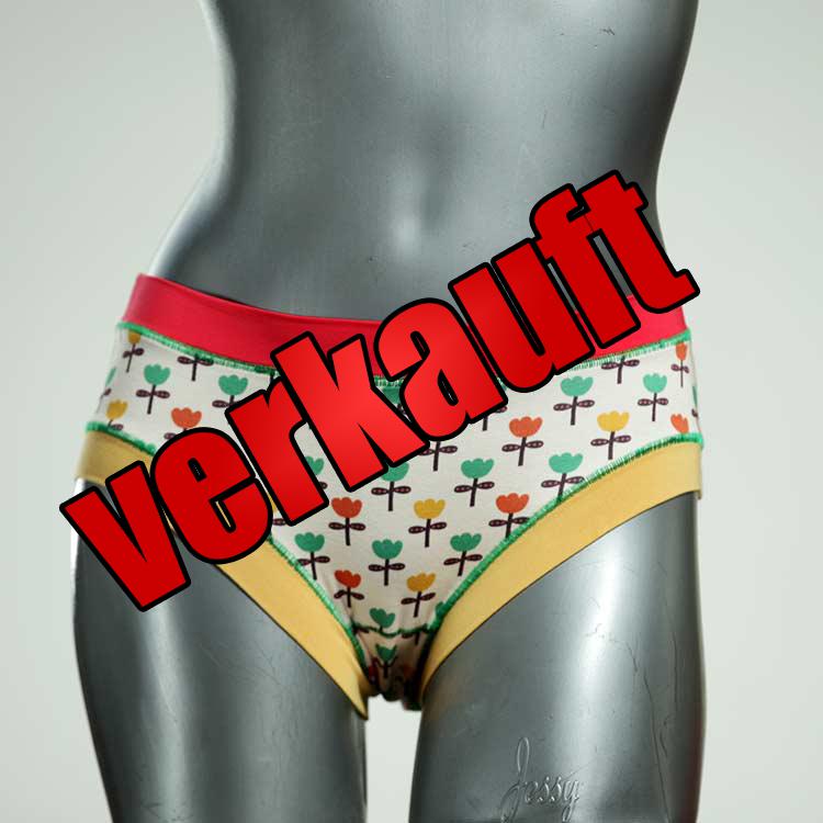 sexy preiswerte gemusterte attraktive Panty aus Biobaumwolle, Unterwäsche für Damen