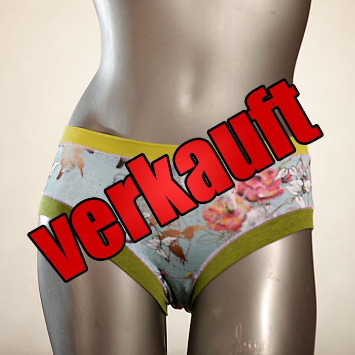  besondere bunte fetzige Panty - Slip - Unterhose aus Biobaumwolle für Damen