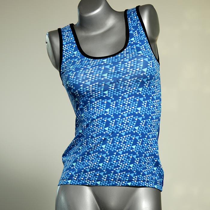 handgemachte nachhaltige attraktive schöne Top aus Biobaumwolle, Unterhemd für Damen thumbnail