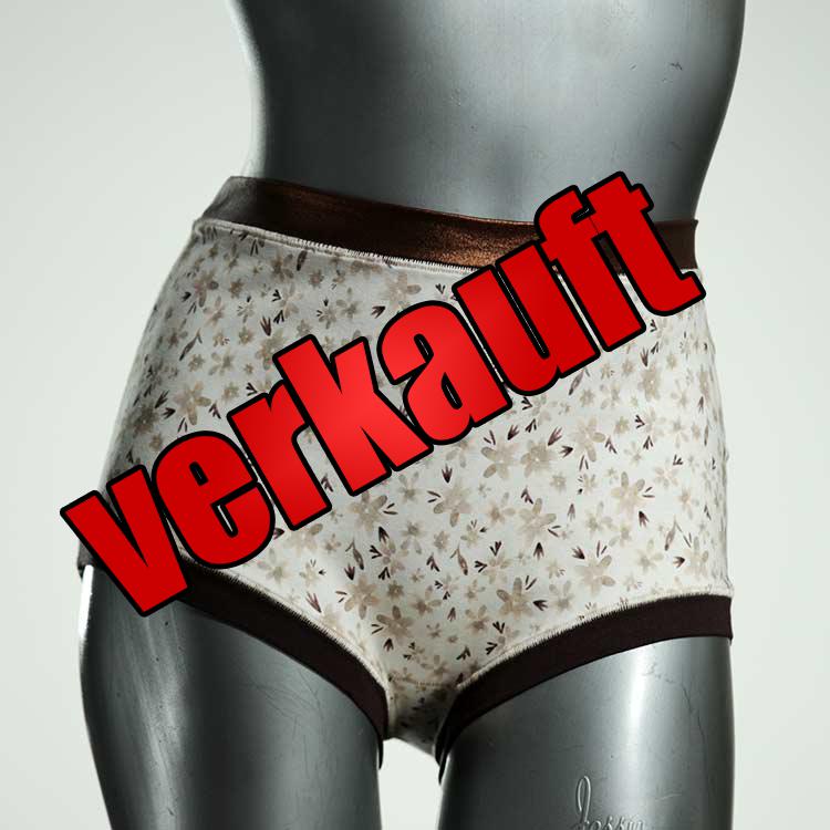 farbige sexy gemusterte preiswerte High waist Hotpant aus Baumwolle, Unterwäsche für Damen