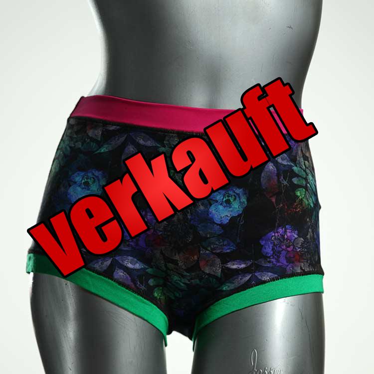 nachhaltige attraktive bequeme farbige High waist Hotpant aus Baumwolle, Unterwäsche für Damen