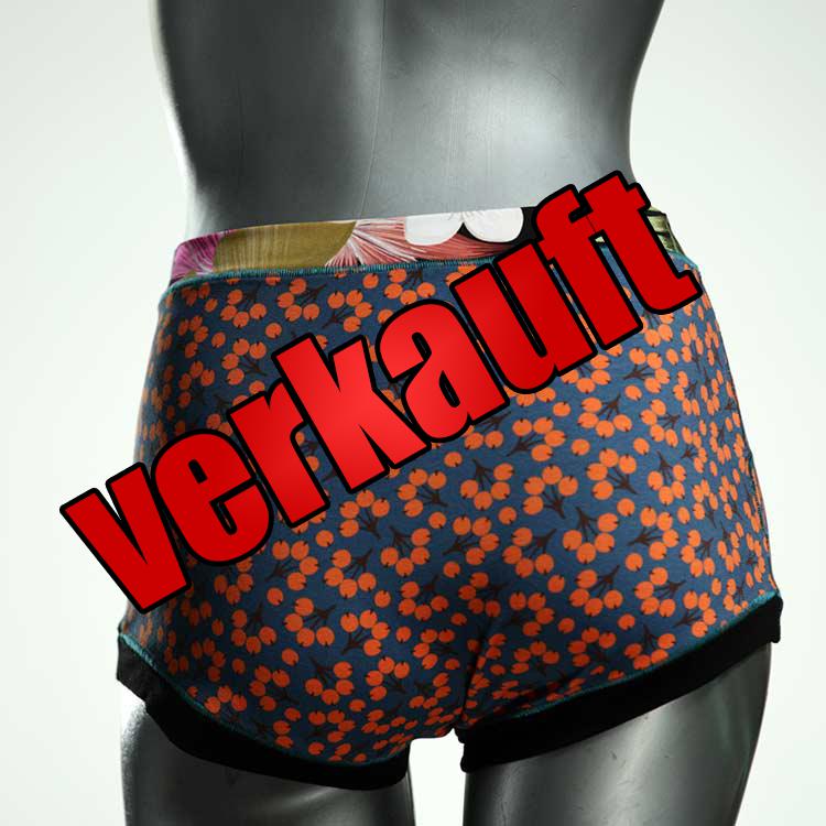 sexy ökologische bunte günstige High waist Hotpant aus Baumwolle, Unterwäsche für Damen