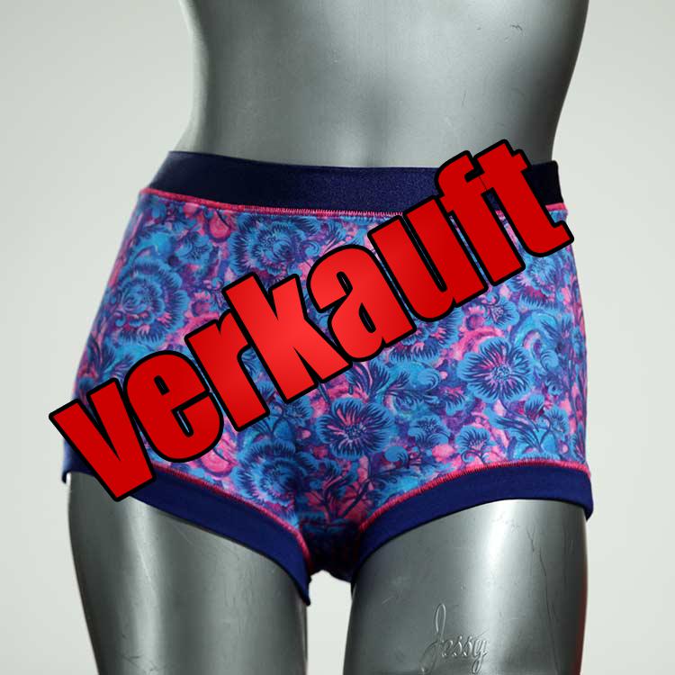 attraktive bunte gemusterte süße High waist Hotpant aus Baumwolle, Unterwäsche für Damen