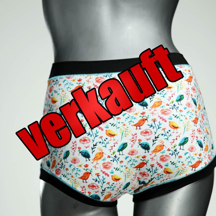 gemusterte bunte preiswerte schöne High waist Hotpant aus Baumwolle, Unterwäsche für Damen