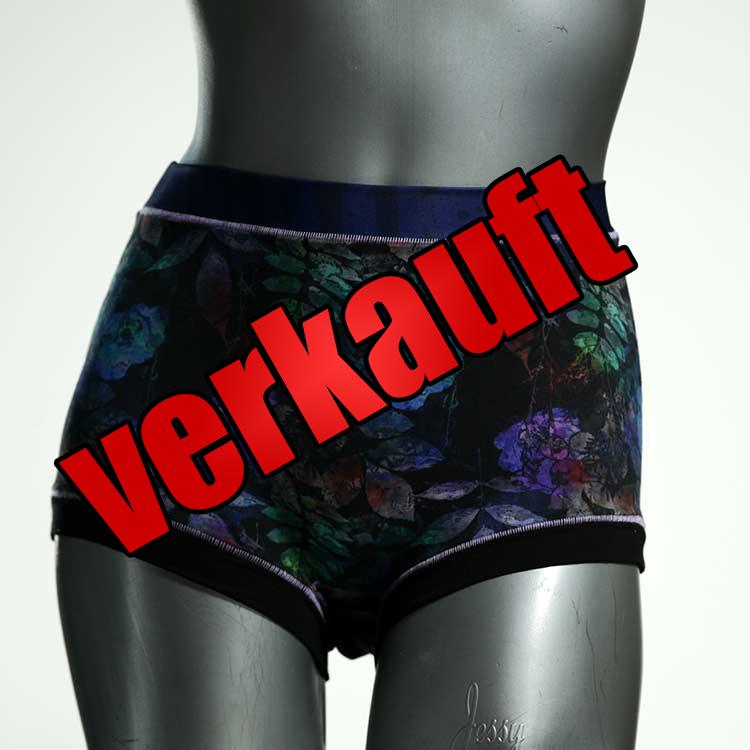 schöne ökologische preiswerte gemusterte High waist Hotpant aus Baumwolle, Unterwäsche für Damen