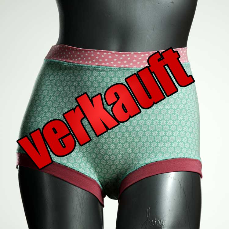 bequeme günstige attraktive bunte High waist Hotpant aus Baumwolle, Unterwäsche für Damen