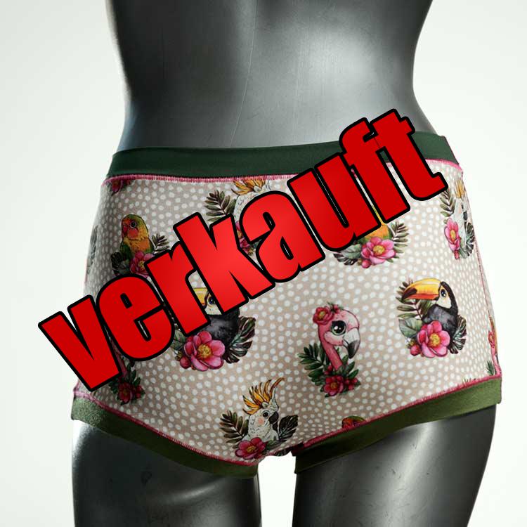 bunte sexy preiswerte nachhaltige High waist Hotpant aus Baumwolle, Unterwäsche für Damen