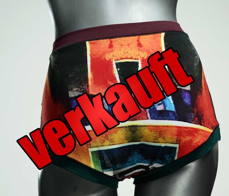 ökologische bequeme günstige gemusterte High waist Hotpant aus Baumwolle, Unterwäsche für Damen