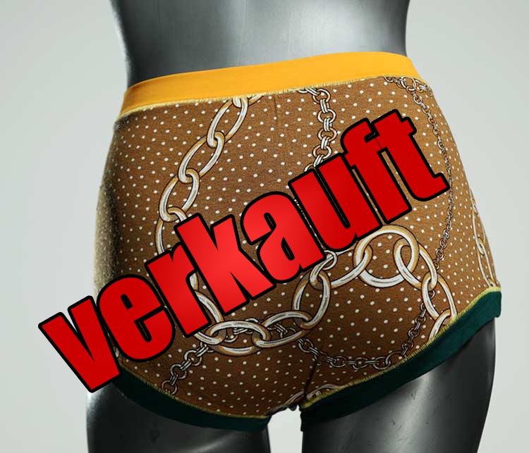 sexy günstige bunte ökologische High waist Hotpant aus Baumwolle, Unterwäsche für Damen